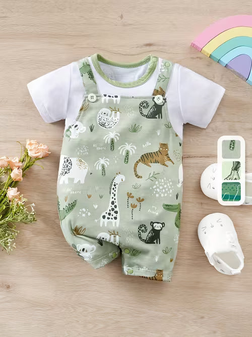 Two-Piece Faux Bodysuit